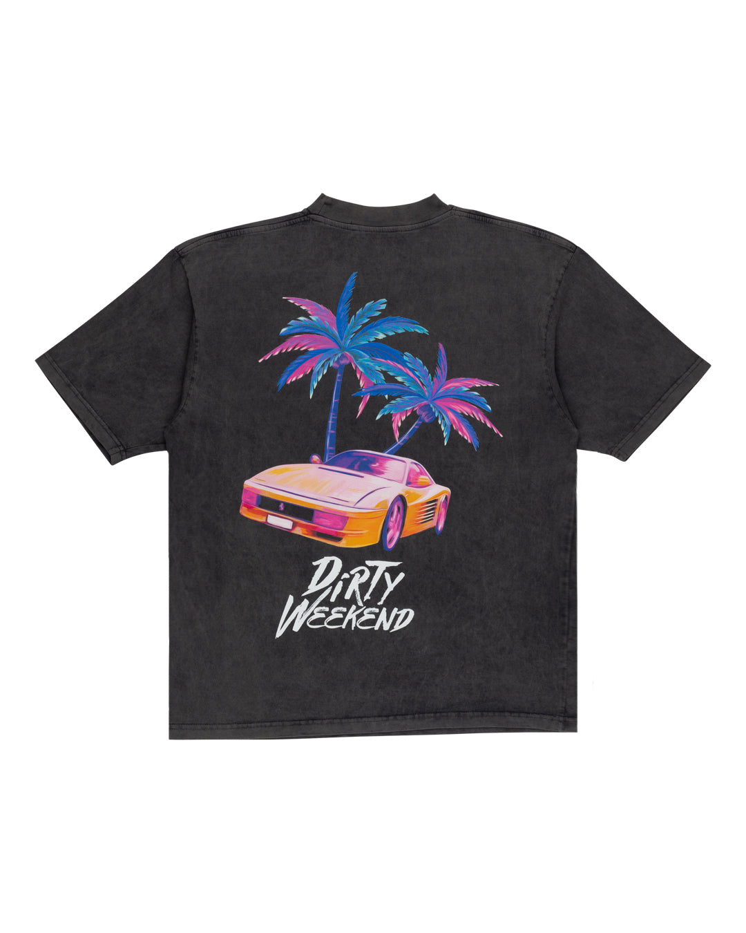 Dirty Weekend Oversized Fit T-Shirt in Black, White, Brown, and Vintage Gray